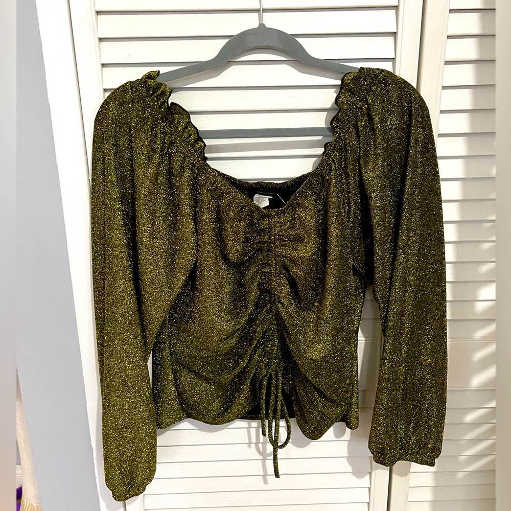 Gold bluse